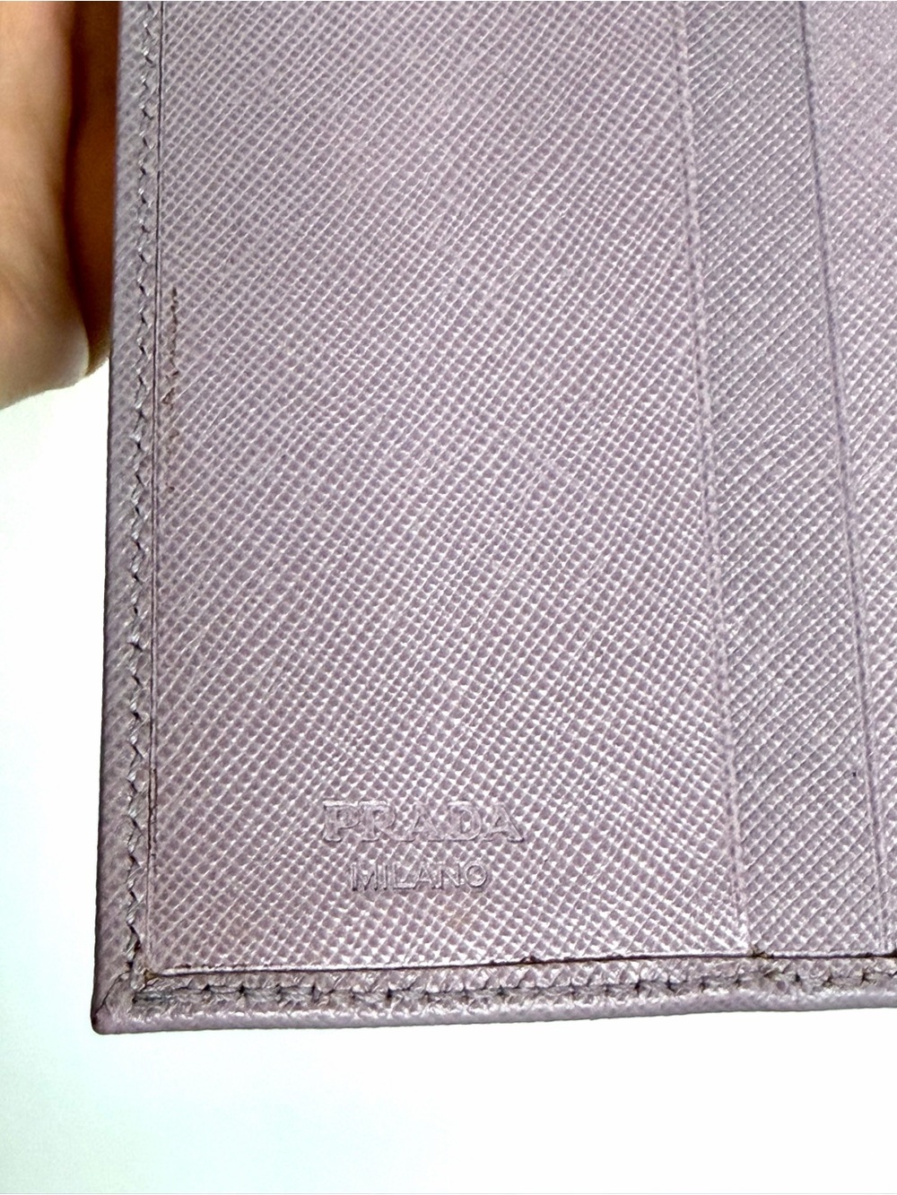 Prada Purple Leather Compact Wallet - Picture 9 of 13